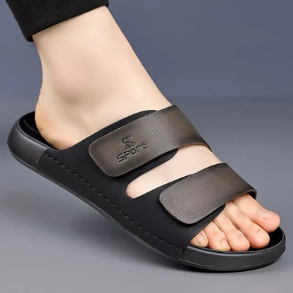 Men'S High-Quality Casual Shoes - Black and Brown Synthetic, Comfortable